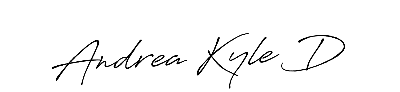 Make a beautiful signature design for name Andrea Kyle D. Use this online signature maker to create a handwritten signature for free. Andrea Kyle D signature style 7 images and pictures png