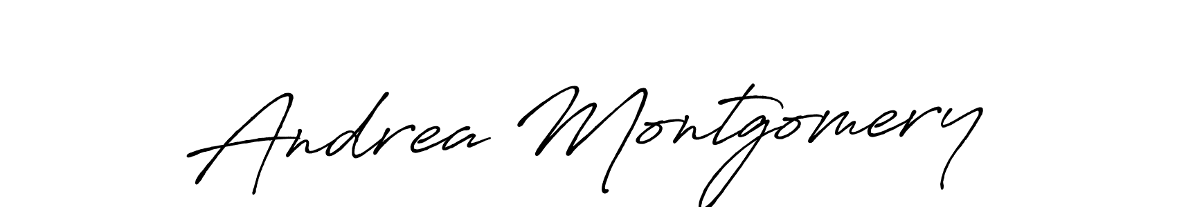 Similarly Antro_Vectra_Bolder is the best handwritten signature design. Signature creator online .You can use it as an online autograph creator for name Andrea Montgomery. Andrea Montgomery signature style 7 images and pictures png