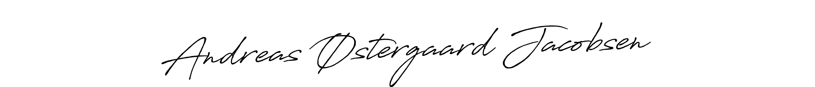 Antro_Vectra_Bolder is a professional signature style that is perfect for those who want to add a touch of class to their signature. It is also a great choice for those who want to make their signature more unique. Get Andreas Østergaard Jacobsen name to fancy signature for free. Andreas Østergaard Jacobsen signature style 7 images and pictures png