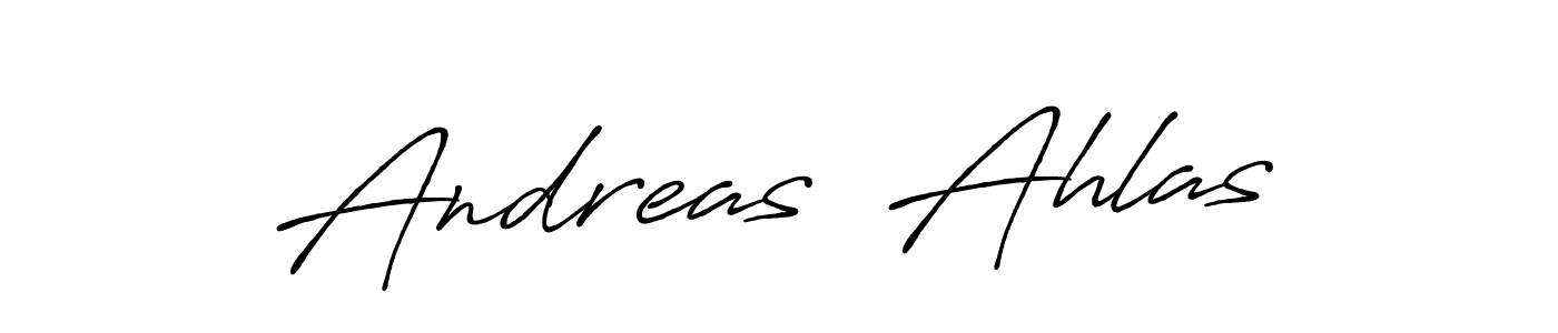 You can use this online signature creator to create a handwritten signature for the name Andreas  Ahlas. This is the best online autograph maker. Andreas  Ahlas signature style 7 images and pictures png