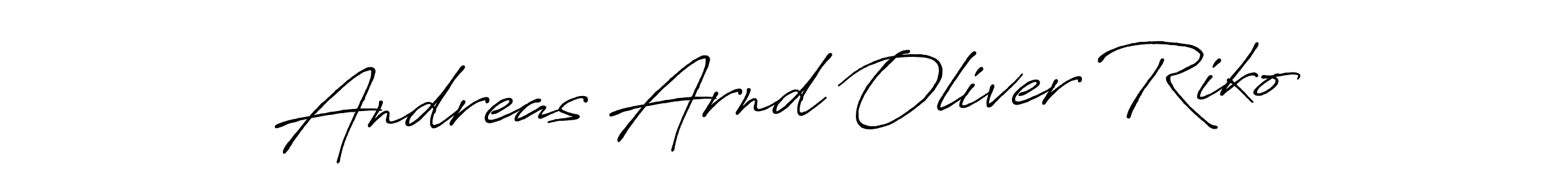 Here are the top 10 professional signature styles for the name Andreas Arnd Oliver Riko. These are the best autograph styles you can use for your name. Andreas Arnd Oliver Riko signature style 7 images and pictures png