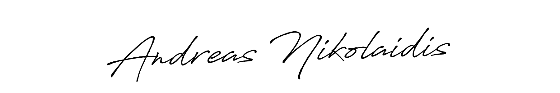 How to make Andreas Nikolaidis signature? Antro_Vectra_Bolder is a professional autograph style. Create handwritten signature for Andreas Nikolaidis name. Andreas Nikolaidis signature style 7 images and pictures png