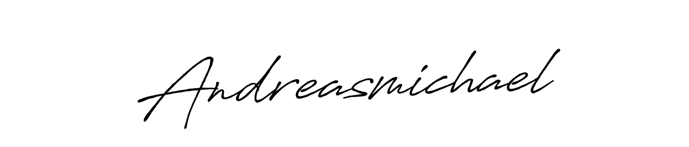 You can use this online signature creator to create a handwritten signature for the name Andreasmichael. This is the best online autograph maker. Andreasmichael signature style 7 images and pictures png