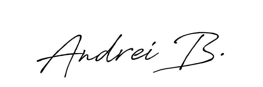 How to Draw Andrei B. signature style? Antro_Vectra_Bolder is a latest design signature styles for name Andrei B.. Andrei B. signature style 7 images and pictures png