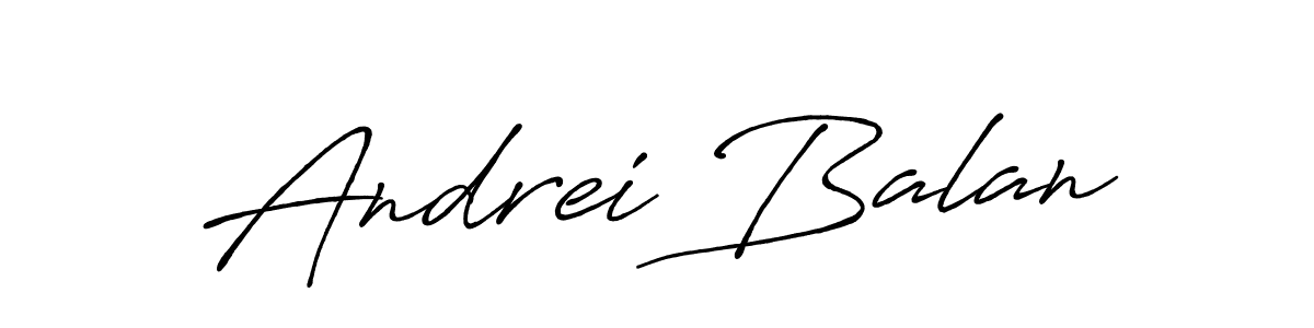 The best way (Antro_Vectra_Bolder) to make a short signature is to pick only two or three words in your name. The name Andrei Balan include a total of six letters. For converting this name. Andrei Balan signature style 7 images and pictures png