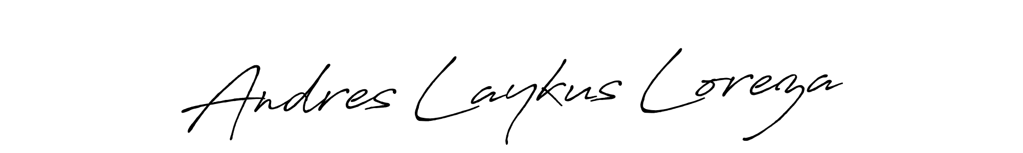 Also You can easily find your signature by using the search form. We will create Andres Laykus Loreza name handwritten signature images for you free of cost using Antro_Vectra_Bolder sign style. Andres Laykus Loreza signature style 7 images and pictures png