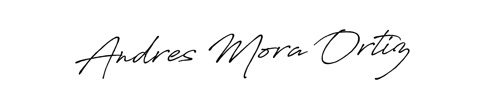 The best way (Antro_Vectra_Bolder) to make a short signature is to pick only two or three words in your name. The name Andres Mora Ortiz include a total of six letters. For converting this name. Andres Mora Ortiz signature style 7 images and pictures png