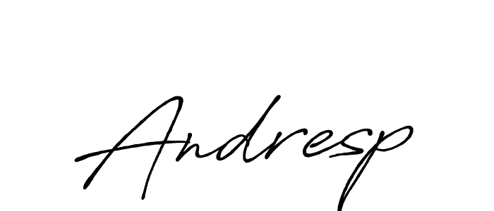 Also we have Andresp name is the best signature style. Create professional handwritten signature collection using Antro_Vectra_Bolder autograph style. Andresp signature style 7 images and pictures png