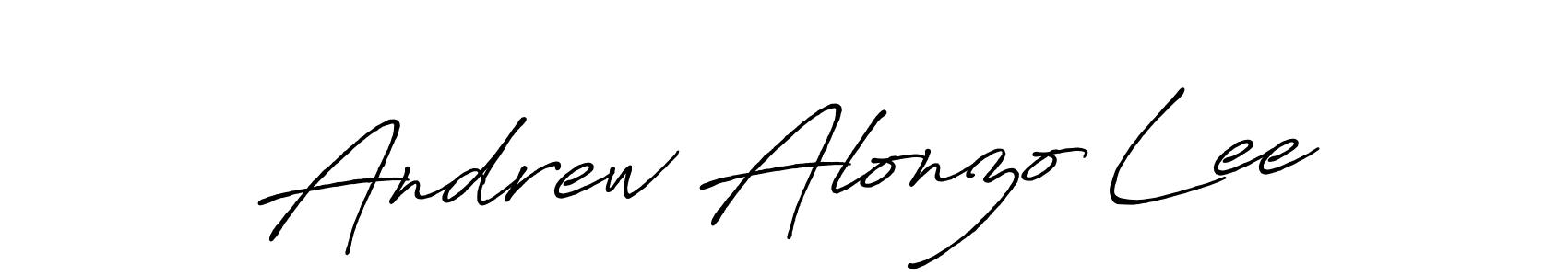 Create a beautiful signature design for name Andrew Alonzo Lee. With this signature (Antro_Vectra_Bolder) fonts, you can make a handwritten signature for free. Andrew Alonzo Lee signature style 7 images and pictures png