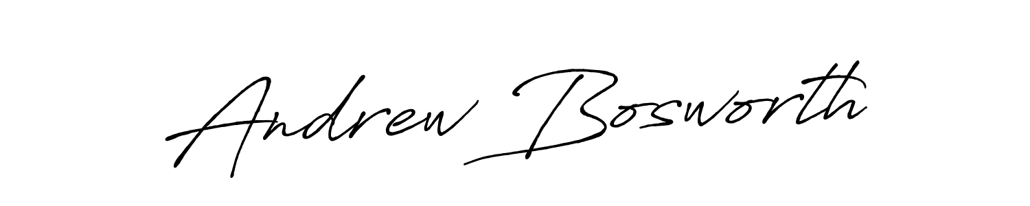 How to make Andrew Bosworth signature? Antro_Vectra_Bolder is a professional autograph style. Create handwritten signature for Andrew Bosworth name. Andrew Bosworth signature style 7 images and pictures png