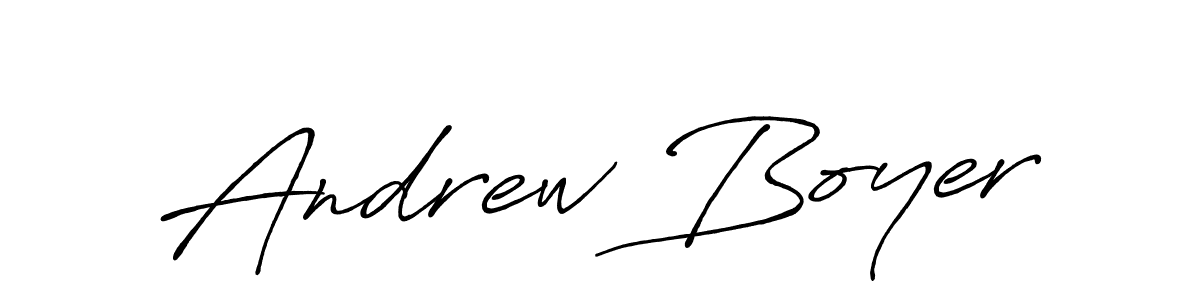 Also we have Andrew Boyer name is the best signature style. Create professional handwritten signature collection using Antro_Vectra_Bolder autograph style. Andrew Boyer signature style 7 images and pictures png