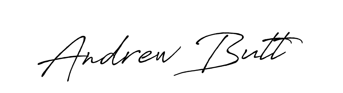 Make a beautiful signature design for name Andrew Butt. With this signature (Antro_Vectra_Bolder) style, you can create a handwritten signature for free. Andrew Butt signature style 7 images and pictures png
