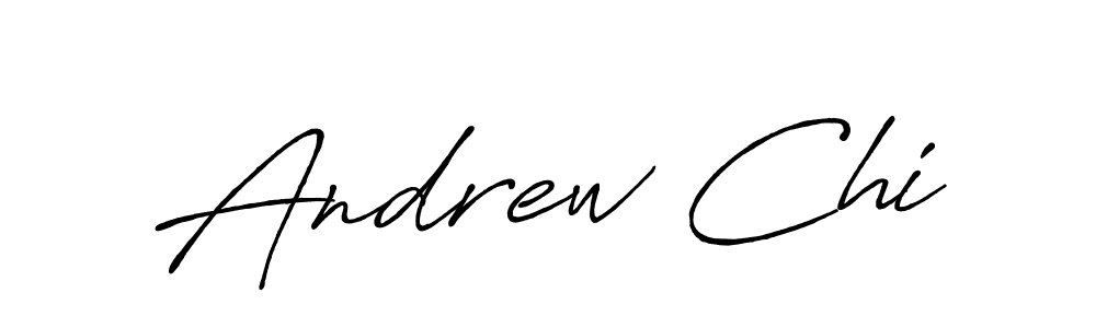 How to make Andrew Chi signature? Antro_Vectra_Bolder is a professional autograph style. Create handwritten signature for Andrew Chi name. Andrew Chi signature style 7 images and pictures png