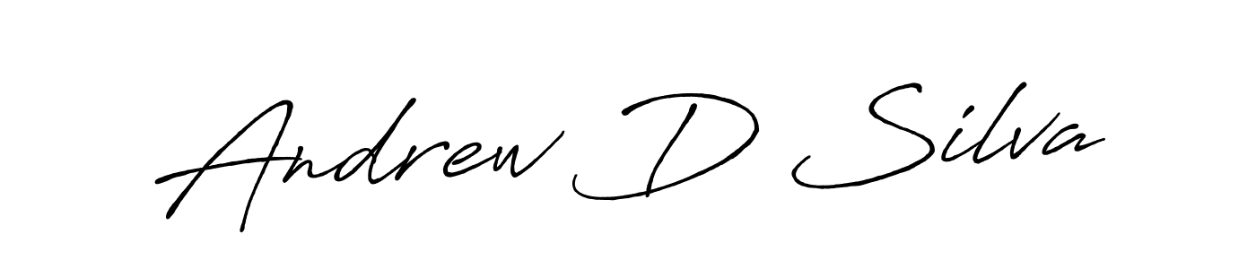 Make a beautiful signature design for name Andrew D Silva. Use this online signature maker to create a handwritten signature for free. Andrew D Silva signature style 7 images and pictures png