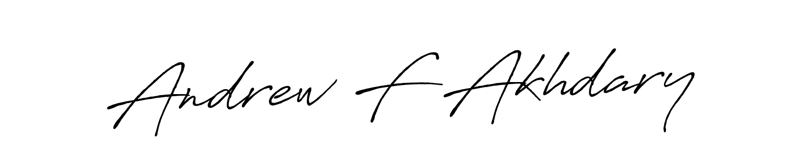 Here are the top 10 professional signature styles for the name Andrew F Akhdary. These are the best autograph styles you can use for your name. Andrew F Akhdary signature style 7 images and pictures png