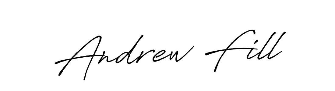 Antro_Vectra_Bolder is a professional signature style that is perfect for those who want to add a touch of class to their signature. It is also a great choice for those who want to make their signature more unique. Get Andrew Fill name to fancy signature for free. Andrew Fill signature style 7 images and pictures png