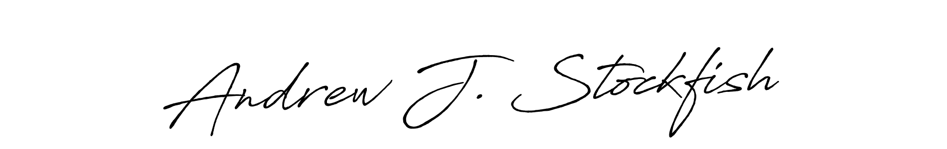 How to make Andrew J. Stockfish signature? Antro_Vectra_Bolder is a professional autograph style. Create handwritten signature for Andrew J. Stockfish name. Andrew J. Stockfish signature style 7 images and pictures png