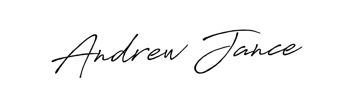 Similarly Antro_Vectra_Bolder is the best handwritten signature design. Signature creator online .You can use it as an online autograph creator for name Andrew Jance. Andrew Jance signature style 7 images and pictures png