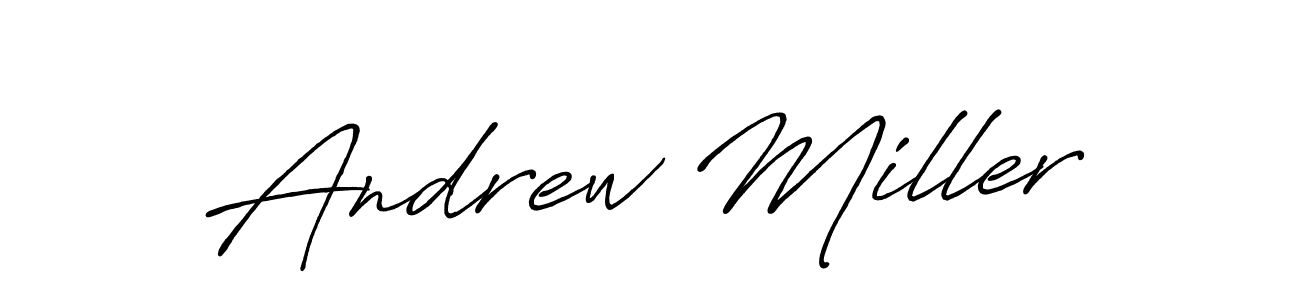 Also we have Andrew Miller name is the best signature style. Create professional handwritten signature collection using Antro_Vectra_Bolder autograph style. Andrew Miller signature style 7 images and pictures png