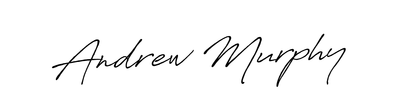 Design your own signature with our free online signature maker. With this signature software, you can create a handwritten (Antro_Vectra_Bolder) signature for name Andrew Murphy. Andrew Murphy signature style 7 images and pictures png