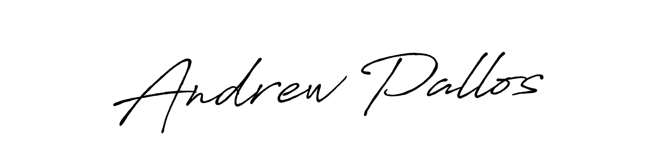 Use a signature maker to create a handwritten signature online. With this signature software, you can design (Antro_Vectra_Bolder) your own signature for name Andrew Pallos. Andrew Pallos signature style 7 images and pictures png