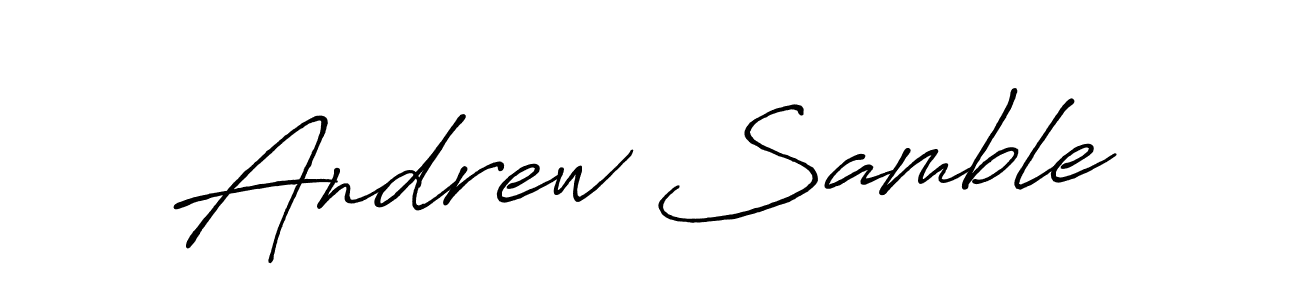 It looks lik you need a new signature style for name Andrew Samble. Design unique handwritten (Antro_Vectra_Bolder) signature with our free signature maker in just a few clicks. Andrew Samble signature style 7 images and pictures png