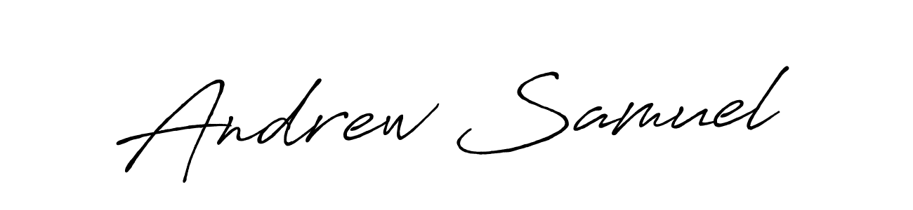 You should practise on your own different ways (Antro_Vectra_Bolder) to write your name (Andrew Samuel) in signature. don't let someone else do it for you. Andrew Samuel signature style 7 images and pictures png