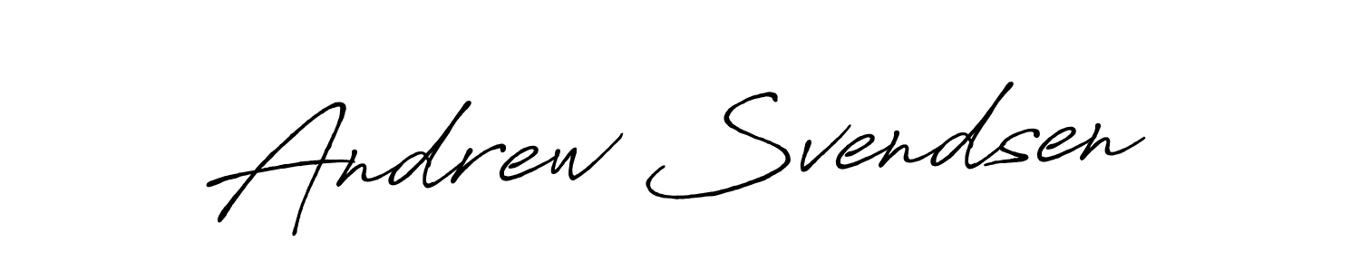 This is the best signature style for the Andrew Svendsen name. Also you like these signature font (Antro_Vectra_Bolder). Mix name signature. Andrew Svendsen signature style 7 images and pictures png