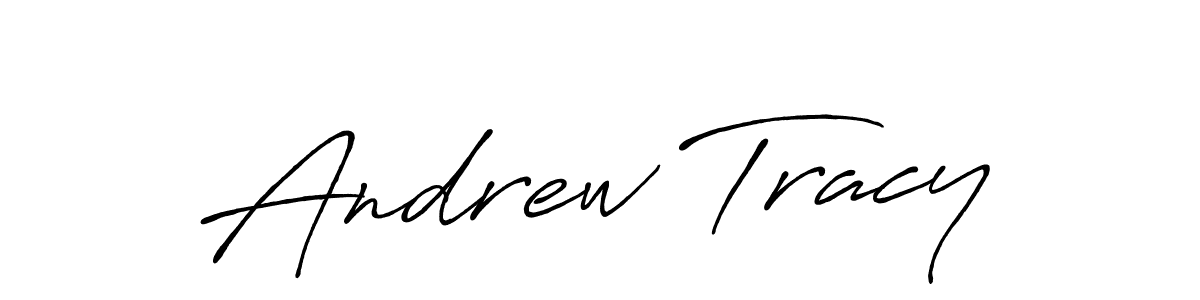 Make a beautiful signature design for name Andrew Tracy. With this signature (Antro_Vectra_Bolder) style, you can create a handwritten signature for free. Andrew Tracy signature style 7 images and pictures png