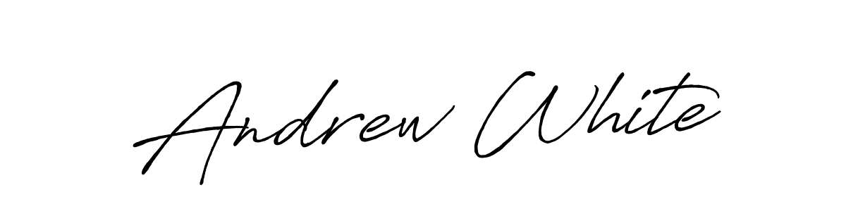 Best and Professional Signature Style for Andrew White. Antro_Vectra_Bolder Best Signature Style Collection. Andrew White signature style 7 images and pictures png