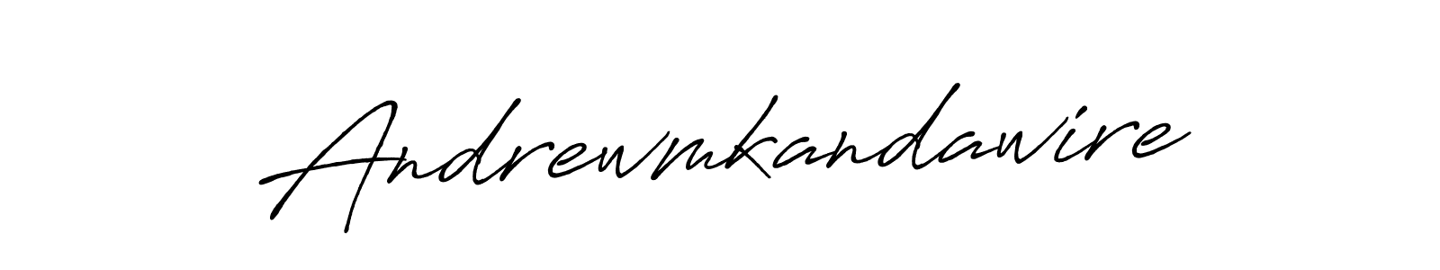 Make a beautiful signature design for name Andrewmkandawire. With this signature (Antro_Vectra_Bolder) style, you can create a handwritten signature for free. Andrewmkandawire signature style 7 images and pictures png