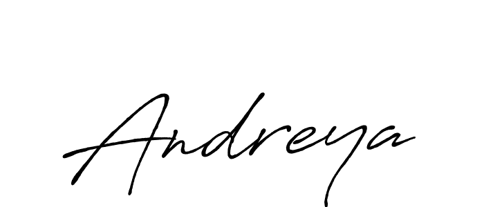 Design your own signature with our free online signature maker. With this signature software, you can create a handwritten (Antro_Vectra_Bolder) signature for name Andreya. Andreya signature style 7 images and pictures png