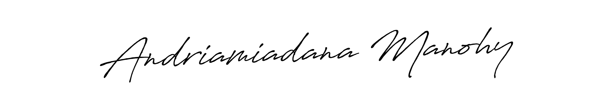 This is the best signature style for the Andriamiadana Manohy name. Also you like these signature font (Antro_Vectra_Bolder). Mix name signature. Andriamiadana Manohy signature style 7 images and pictures png