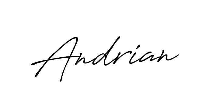Make a beautiful signature design for name Andrian. Use this online signature maker to create a handwritten signature for free. Andrian signature style 7 images and pictures png