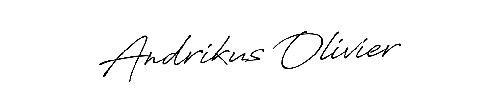 Here are the top 10 professional signature styles for the name Andrikus Olivier. These are the best autograph styles you can use for your name. Andrikus Olivier signature style 7 images and pictures png