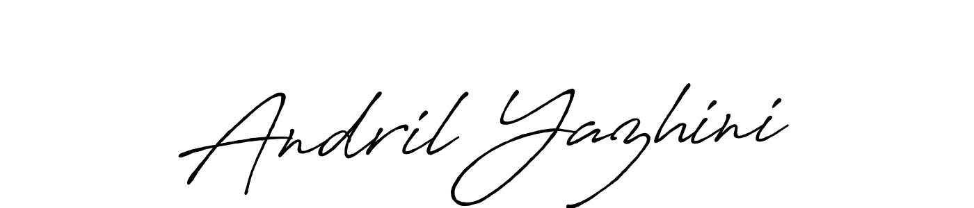 You can use this online signature creator to create a handwritten signature for the name Andril Yazhini. This is the best online autograph maker. Andril Yazhini signature style 7 images and pictures png