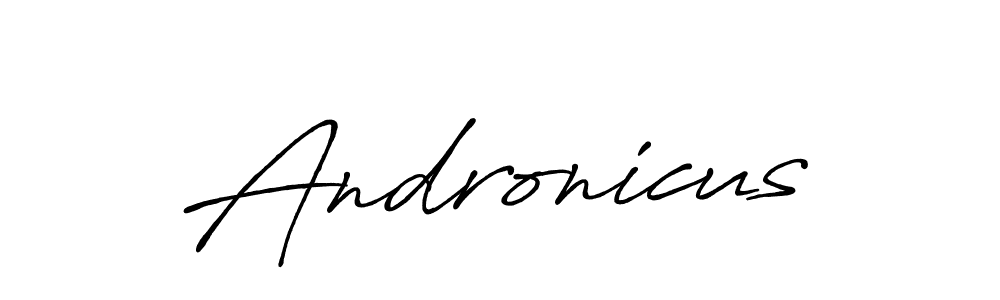 Use a signature maker to create a handwritten signature online. With this signature software, you can design (Antro_Vectra_Bolder) your own signature for name Andronicus. Andronicus signature style 7 images and pictures png