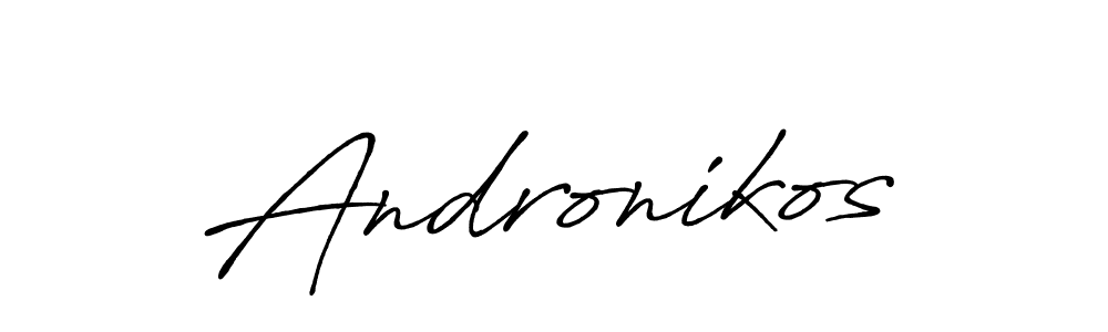 Andronikos stylish signature style. Best Handwritten Sign (Antro_Vectra_Bolder) for my name. Handwritten Signature Collection Ideas for my name Andronikos. Andronikos signature style 7 images and pictures png
