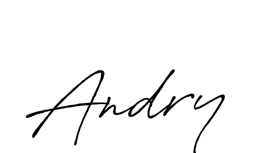 Also we have Andry name is the best signature style. Create professional handwritten signature collection using Antro_Vectra_Bolder autograph style. Andry signature style 7 images and pictures png