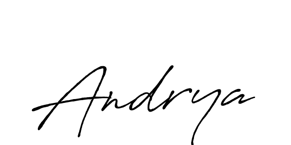 See photos of Andrya official signature by Spectra . Check more albums & portfolios. Read reviews & check more about Antro_Vectra_Bolder font. Andrya signature style 7 images and pictures png