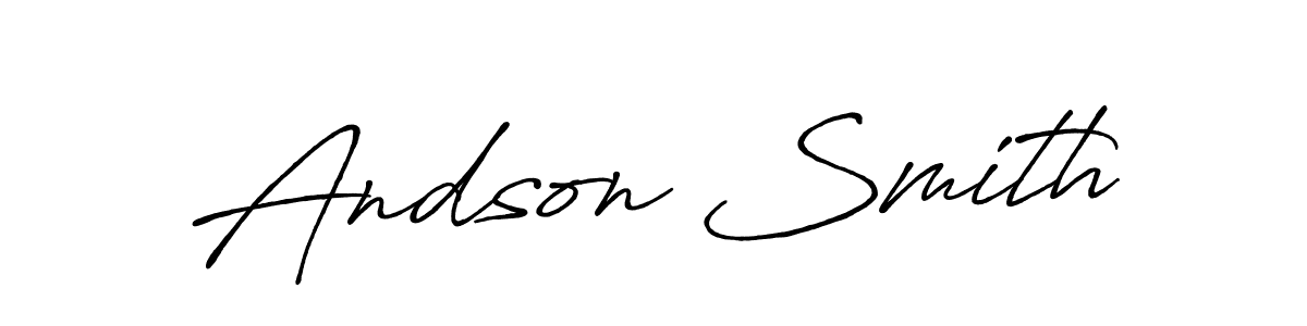 Also You can easily find your signature by using the search form. We will create Andson Smith name handwritten signature images for you free of cost using Antro_Vectra_Bolder sign style. Andson Smith signature style 7 images and pictures png