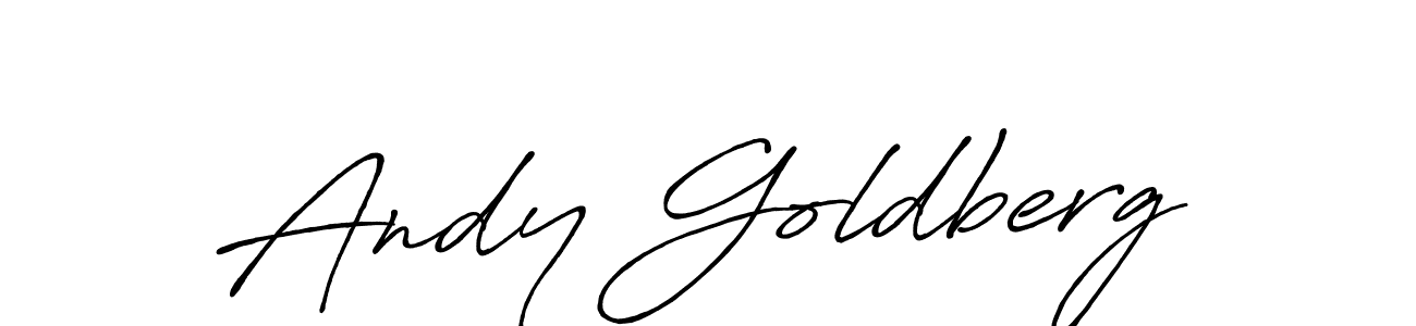Design your own signature with our free online signature maker. With this signature software, you can create a handwritten (Antro_Vectra_Bolder) signature for name Andy Goldberg. Andy Goldberg signature style 7 images and pictures png