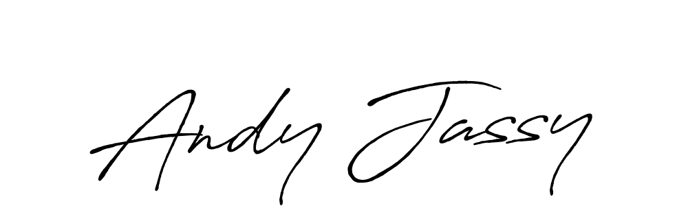 Make a beautiful signature design for name Andy Jassy. With this signature (Antro_Vectra_Bolder) style, you can create a handwritten signature for free. Andy Jassy signature style 7 images and pictures png