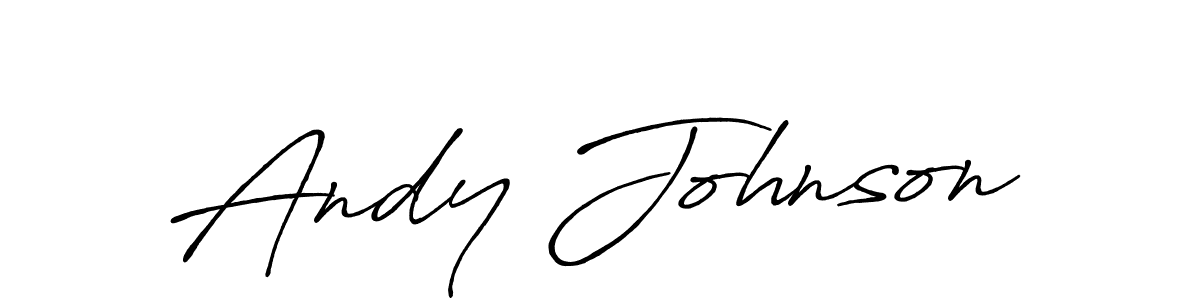 if you are searching for the best signature style for your name Andy Johnson. so please give up your signature search. here we have designed multiple signature styles  using Antro_Vectra_Bolder. Andy Johnson signature style 7 images and pictures png