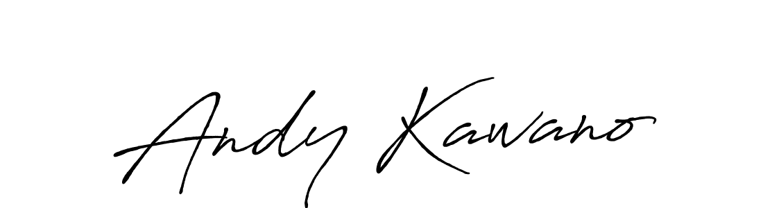 Create a beautiful signature design for name Andy Kawano. With this signature (Antro_Vectra_Bolder) fonts, you can make a handwritten signature for free. Andy Kawano signature style 7 images and pictures png