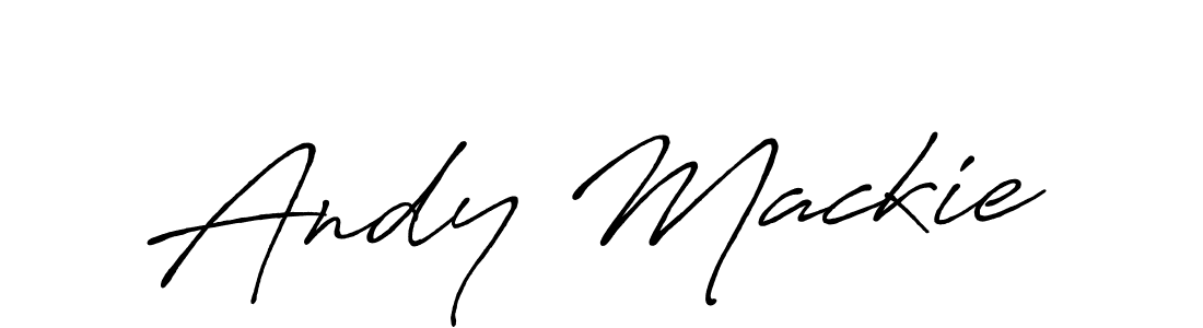 How to make Andy Mackie name signature. Use Antro_Vectra_Bolder style for creating short signs online. This is the latest handwritten sign. Andy Mackie signature style 7 images and pictures png