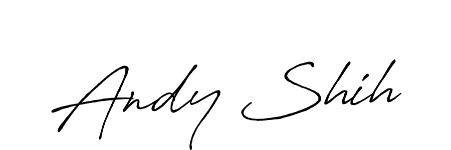 Design your own signature with our free online signature maker. With this signature software, you can create a handwritten (Antro_Vectra_Bolder) signature for name Andy Shih. Andy Shih signature style 7 images and pictures png