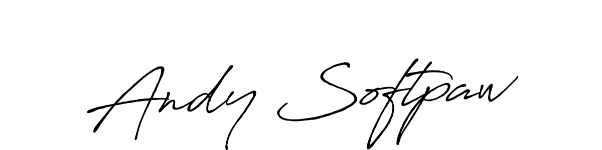 Make a beautiful signature design for name Andy Softpaw. With this signature (Antro_Vectra_Bolder) style, you can create a handwritten signature for free. Andy Softpaw signature style 7 images and pictures png