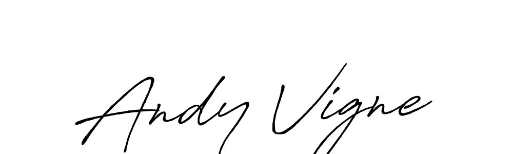 You can use this online signature creator to create a handwritten signature for the name Andy Vigne. This is the best online autograph maker. Andy Vigne signature style 7 images and pictures png