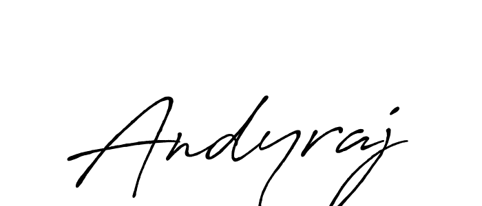 Create a beautiful signature design for name Andyraj. With this signature (Antro_Vectra_Bolder) fonts, you can make a handwritten signature for free. Andyraj signature style 7 images and pictures png